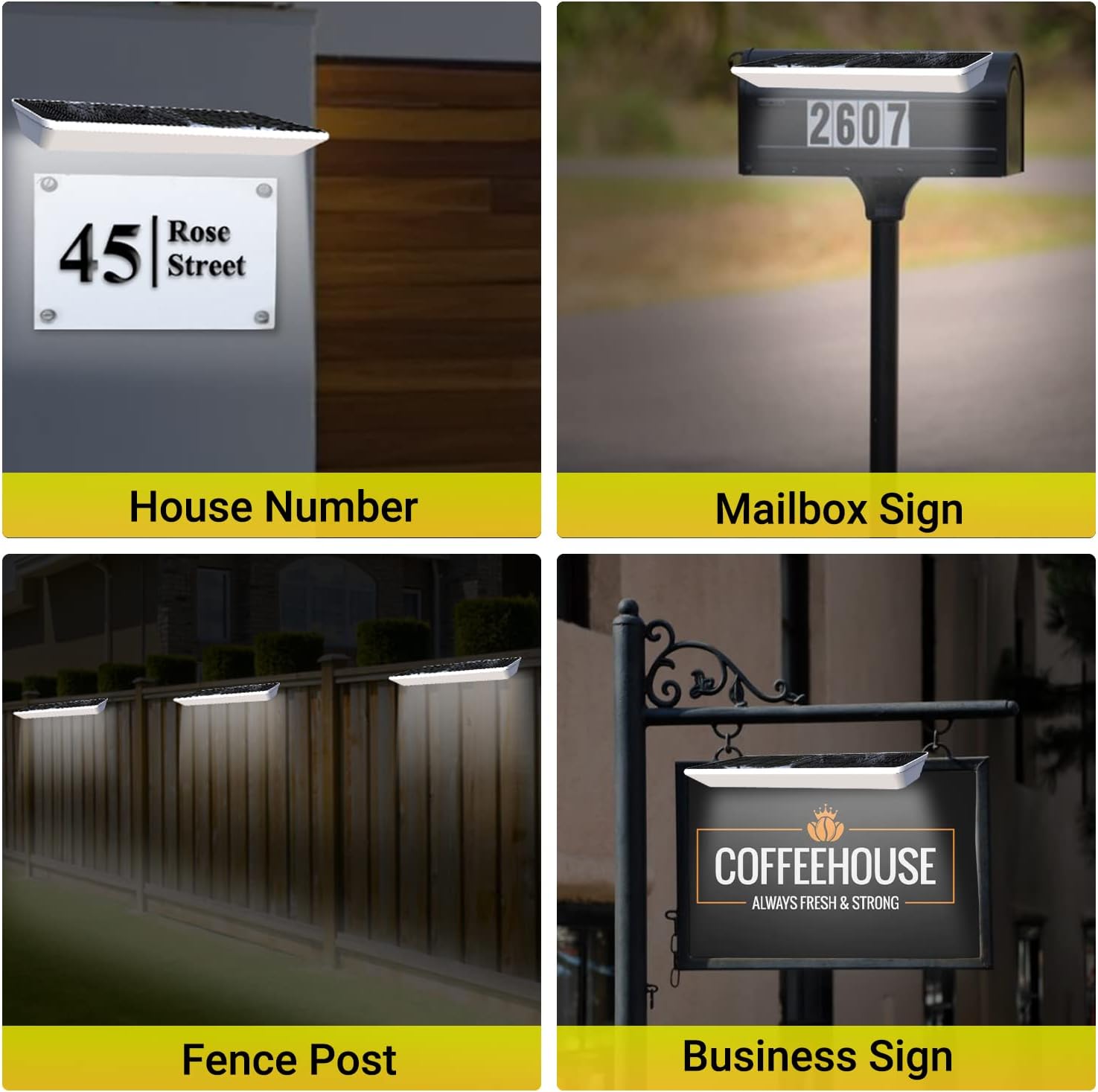 Sign Post Top Mount Solar Light - Image 3