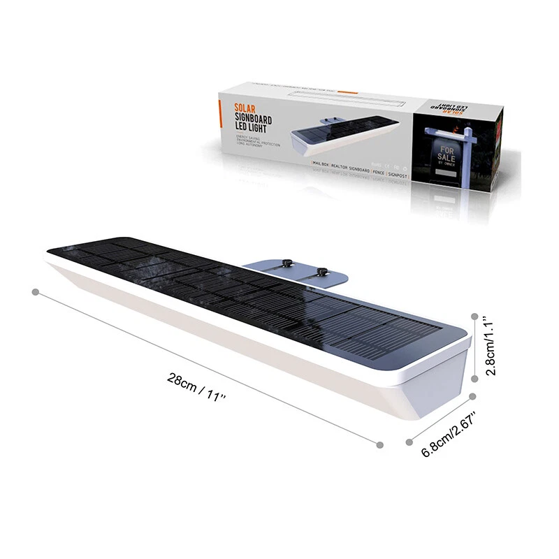Sign Post Top Mount Solar Light