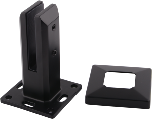 Surface Mounted Black 2205 Marin Grade Stainless Steel Spigots