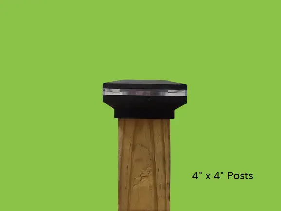 Solar Post Cap Light for 4" x 4" Posts